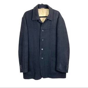 IBIZA Tapas Jacket Wool Ribbed Gray Men's 42R